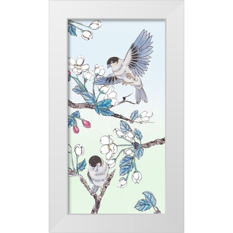 Whispers of Spring VI White Modern Wood Framed Art Print by Wang, Melissa