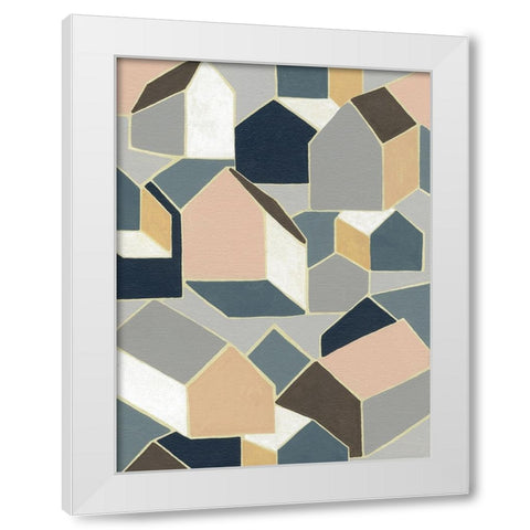 Dream House II White Modern Wood Framed Art Print by Galapon, Nikki