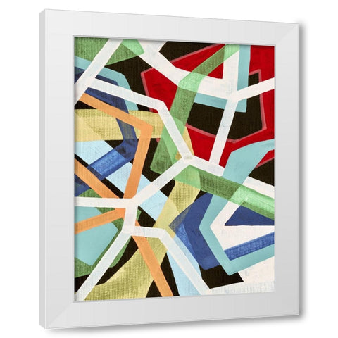 Magnetic Color I White Modern Wood Framed Art Print by Galapon, Nikki