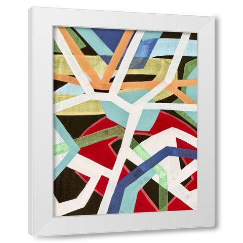 Magnetic Color II White Modern Wood Framed Art Print by Galapon, Nikki