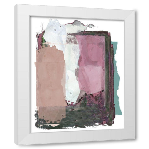 Brights Soft Wash II White Modern Wood Framed Art Print by Cartissi