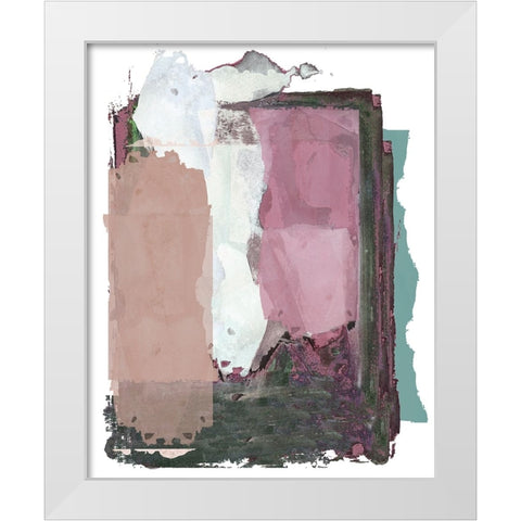 Brights Soft Wash II White Modern Wood Framed Art Print by Cartissi