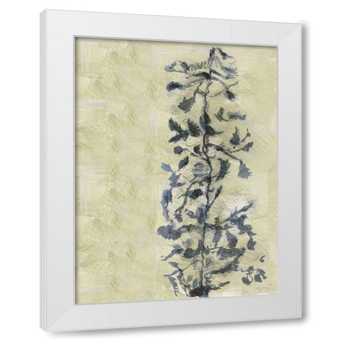 Chinoiserie 2 Tan I White Modern Wood Framed Art Print by Cartissi