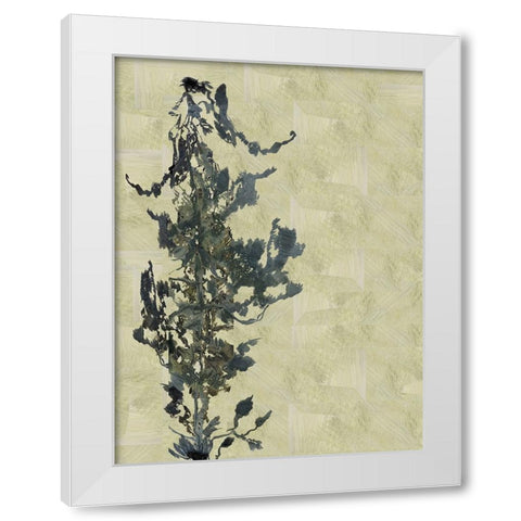 Chinoiserie 2 Tan II White Modern Wood Framed Art Print by Cartissi