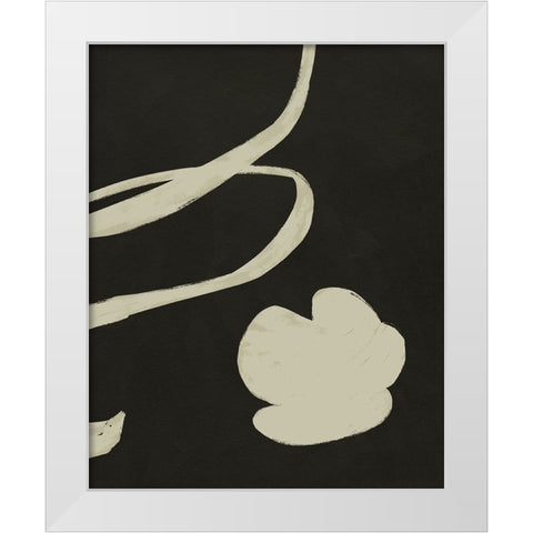 Neutral Spring I White Modern Wood Framed Art Print by Green, Jacob