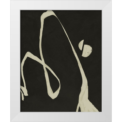 Neutral Spring II White Modern Wood Framed Art Print by Green, Jacob