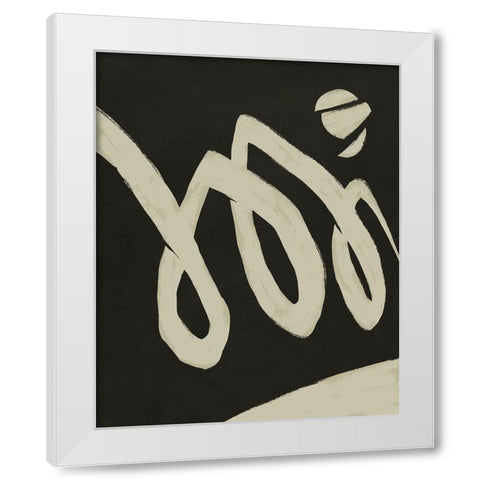Neutral Spring IV White Modern Wood Framed Art Print by Green, Jacob