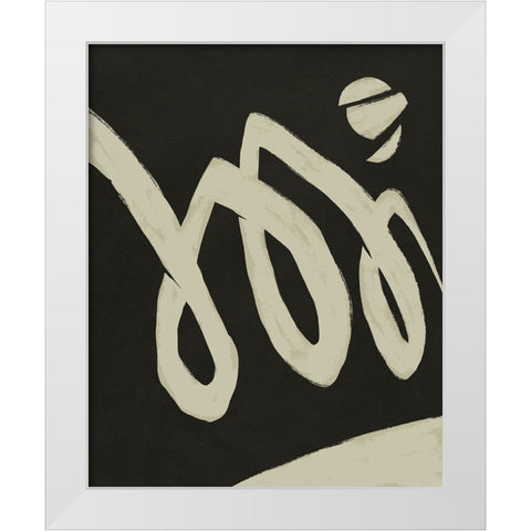 Neutral Spring IV White Modern Wood Framed Art Print by Green, Jacob