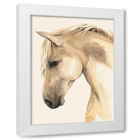 Golden Palomino II White Modern Wood Framed Art Print by Popp, Grace