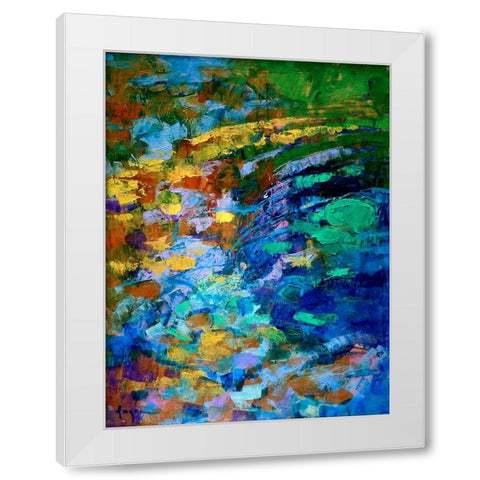 Chrysalis Liquid I White Modern Wood Framed Art Print by Fagan, Dorothy