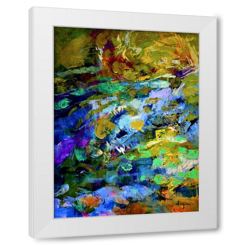 Chrysalis Liquid II White Modern Wood Framed Art Print by Fagan, Dorothy