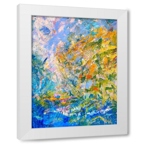Fledgling II White Modern Wood Framed Art Print by Fagan, Dorothy