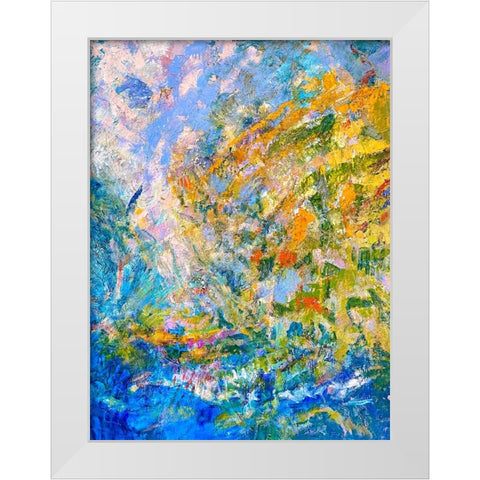 Fledgling II White Modern Wood Framed Art Print by Fagan, Dorothy