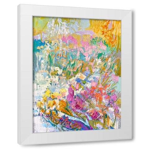 Heavenly Day I White Modern Wood Framed Art Print by Fagan, Dorothy