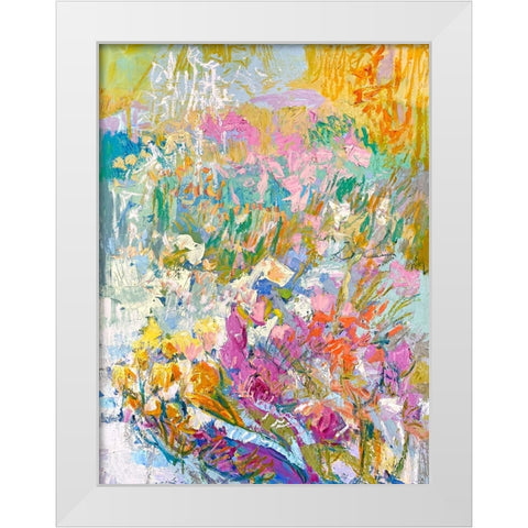 Heavenly Day I White Modern Wood Framed Art Print by Fagan, Dorothy