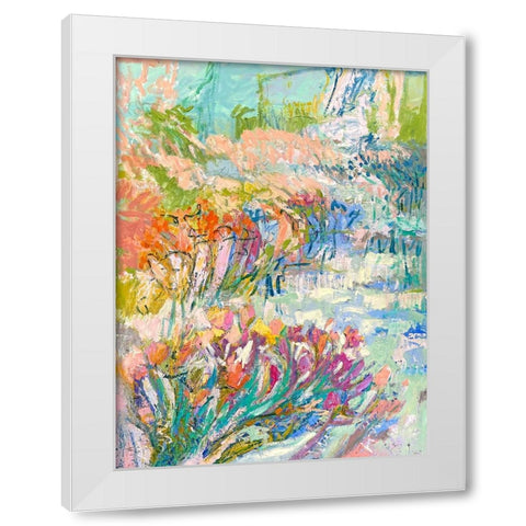 Heavenly Day II White Modern Wood Framed Art Print by Fagan, Dorothy