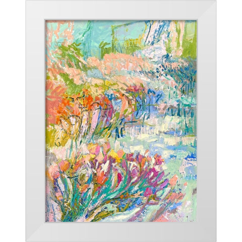 Heavenly Day II White Modern Wood Framed Art Print by Fagan, Dorothy