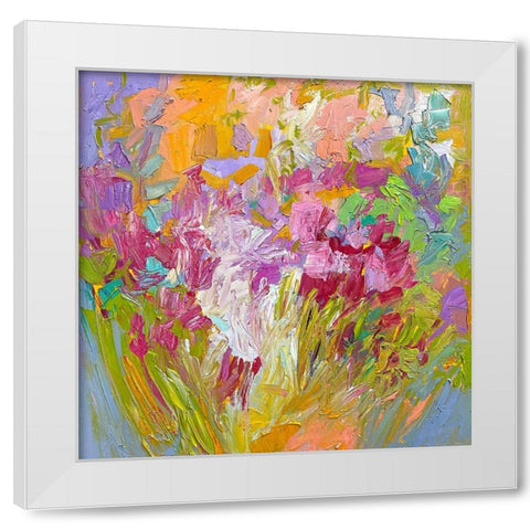 Hum Along With Me I White Modern Wood Framed Art Print by Fagan, Dorothy