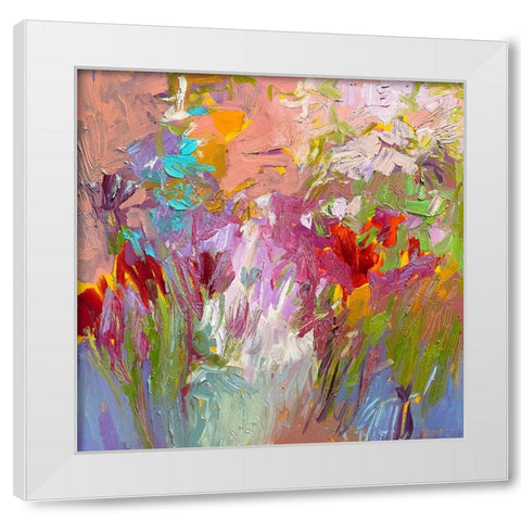 Hum Along With Me II White Modern Wood Framed Art Print by Fagan, Dorothy