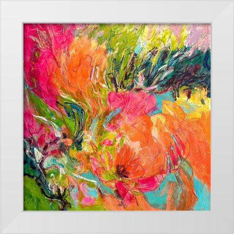 I Hear Her Sing I White Modern Wood Framed Art Print by Fagan, Dorothy