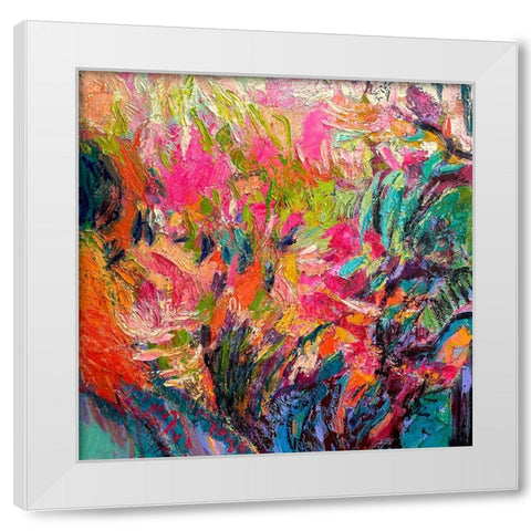 I Hear Her Sing II White Modern Wood Framed Art Print by Fagan, Dorothy
