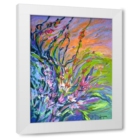 Unfettered Desires I White Modern Wood Framed Art Print by Fagan, Dorothy
