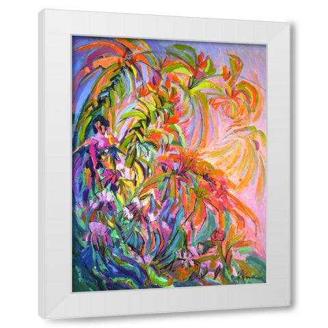 Unfettered Desires III White Modern Wood Framed Art Print by Fagan, Dorothy