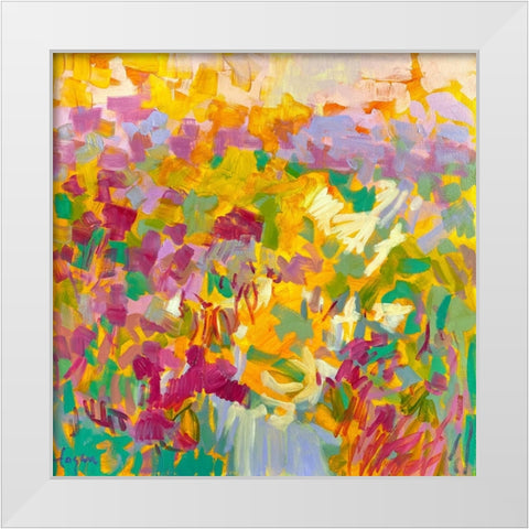 Sundance Field I White Modern Wood Framed Art Print by Fagan, Dorothy