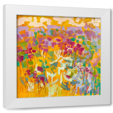 Sundance Field II White Modern Wood Framed Art Print by Fagan, Dorothy