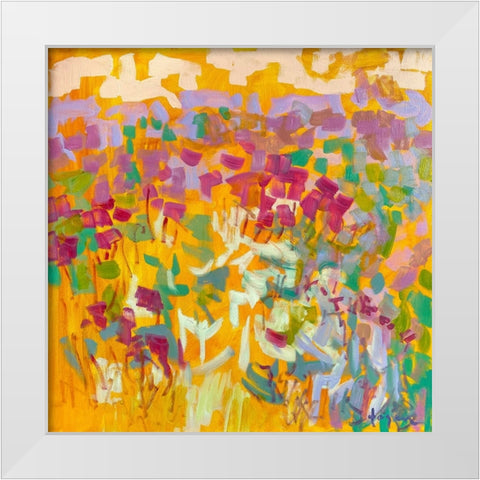 Sundance Field II White Modern Wood Framed Art Print by Fagan, Dorothy