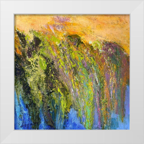 Marsh I Daybreak White Modern Wood Framed Art Print by Fagan, Dorothy