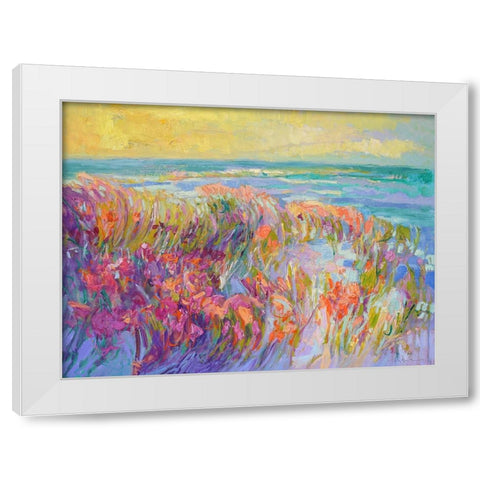 Summer Sanctuary White Modern Wood Framed Art Print by Fagan, Dorothy