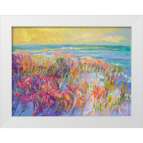 Summer Sanctuary White Modern Wood Framed Art Print by Fagan, Dorothy