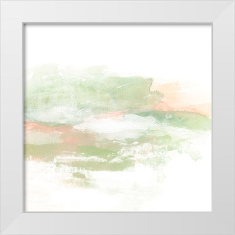 Patina Coastline VIII White Modern Wood Framed Art Print by Vess, June Erica