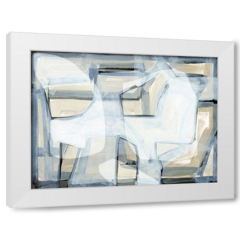 BAndW II White Modern Wood Framed Art Print by Cartissi