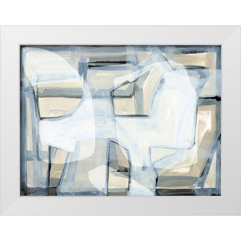BAndW II White Modern Wood Framed Art Print by Cartissi