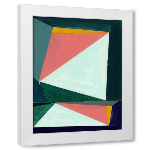 Chop I White Modern Wood Framed Art Print by Cartissi