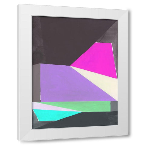 Chop III White Modern Wood Framed Art Print by Cartissi