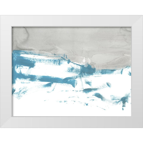 Meta Land II White Modern Wood Framed Art Print by Cartissi