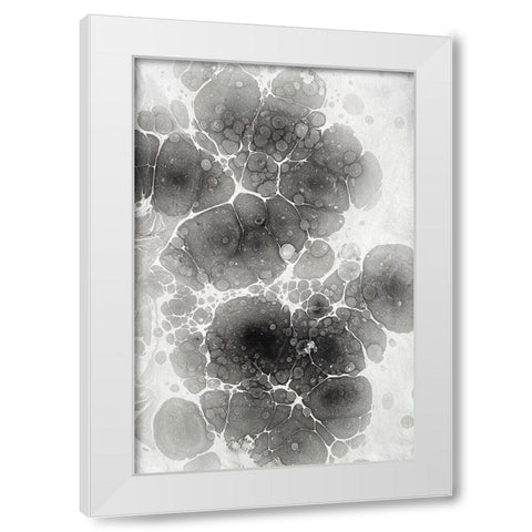 Marbling II White Modern Wood Framed Art Print by Ferrell, Erin McGee