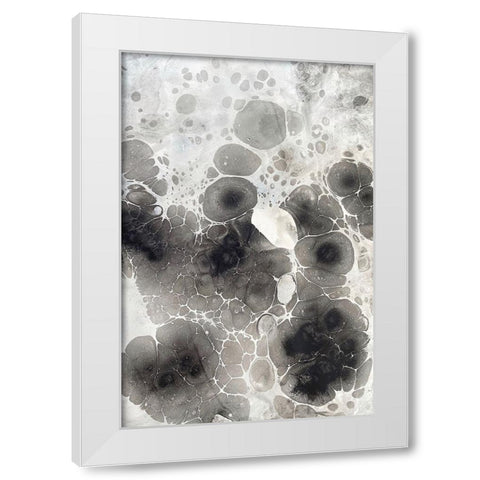 Marbling X White Modern Wood Framed Art Print by Ferrell, Erin McGee