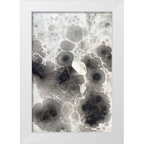 Marbling X White Modern Wood Framed Art Print by Ferrell, Erin McGee