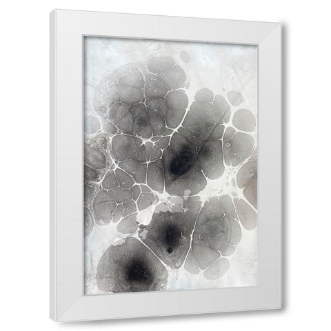 Marbling XI White Modern Wood Framed Art Print by Ferrell, Erin McGee