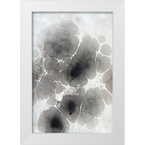 Marbling XI White Modern Wood Framed Art Print by Ferrell, Erin McGee