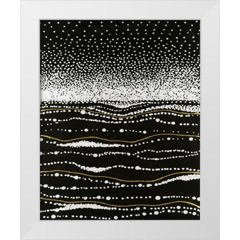 Infinity Sands II White Modern Wood Framed Art Print by Lam, Vanna