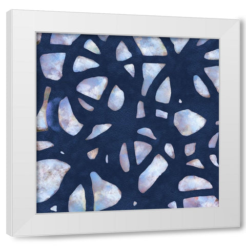 Sky Net I White Modern Wood Framed Art Print by Saunders, Alonzo
