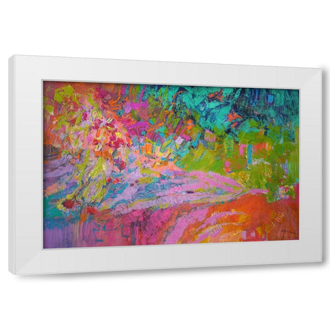 Passion Diva White Modern Wood Framed Art Print by Fagan, Dorothy