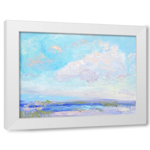 A Perfectly Lovely Day White Modern Wood Framed Art Print by Fagan, Dorothy
