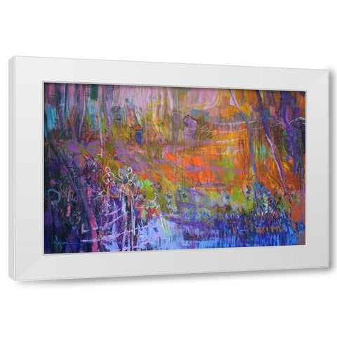 Nocturn in the Secret White Modern Wood Framed Art Print by Fagan, Dorothy