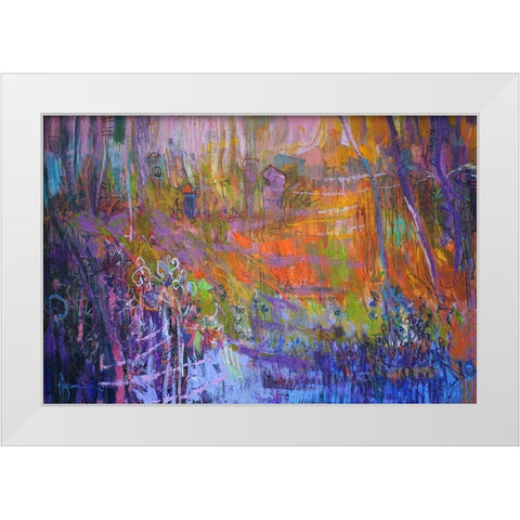 Nocturn in the Secret White Modern Wood Framed Art Print by Fagan, Dorothy